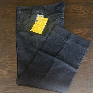 High-Rise Black Wide-Leg Jeans for Women